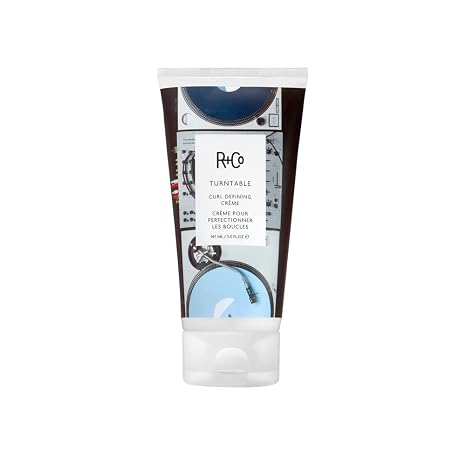 R+Co TURNTABLE Curl Defining Creme Defines & Enhances Curls, Adds Moisture & Shine, All Hair Types