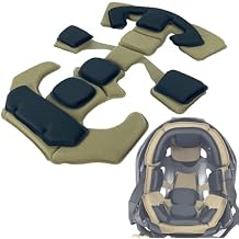Tactical Helmet Protective Pads, Universal Replacement Memory Foam Helmet Padding Inserts, Shock Absorbing Cushion Kit for Fast/ACH/MICH/USMC/PASGT/Maritime Helmets