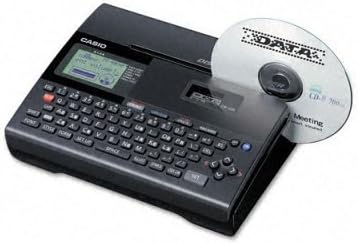 Casio CW-K85 Stand-Alone or PC Compatible Disc Title Printer LABELMAKER,CD DISC PRT,BK