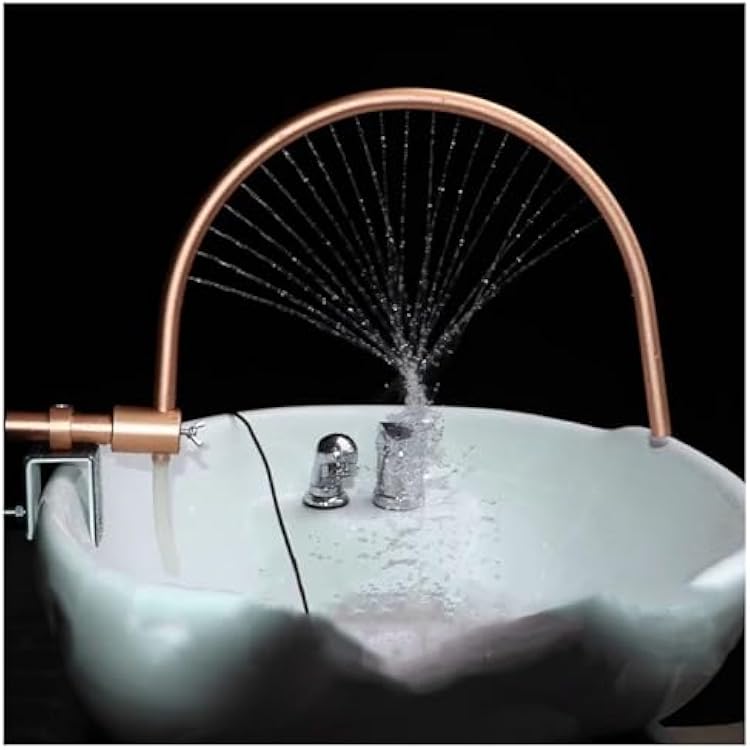 Japanese Head Spa Equipment Hair Salon Water Circulation Rack for Shampoo Bowl,Water Circulation Rack Waterfall Equipment,Spa Experience Hydrotherapy Shampoo Bowl,Massage System