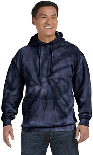 Tie-Dyed Tie-Dye 8.5 Oz Pullover Hood, XL, Spider Navy