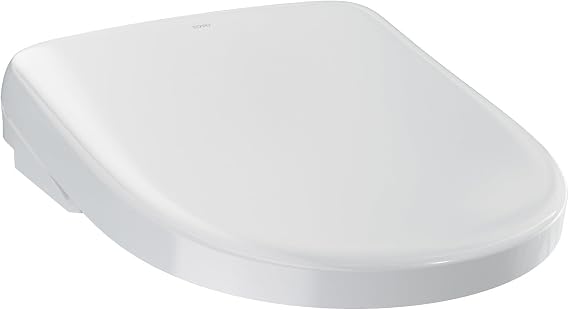TOTO S7A WASHLET Electronic Bidet Toilet Seat, EWATER+ Bowl and Wand Cleaning, Auto Open and Close Classic Lid, Round, Cotton White - SW4735#01