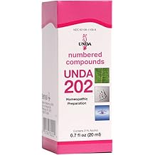 UNDA 202 Numbered Compounds | Homeopathic Preparation | 0.7 fl. oz.