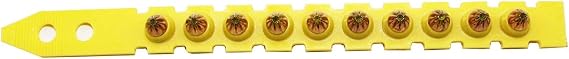 Hilti Powder Actuated Fastener Cartridge - .27 6.8/11 M Short - Strips of 10 - Yellow - Medium - Pack of 100 - 50352 by HILTI