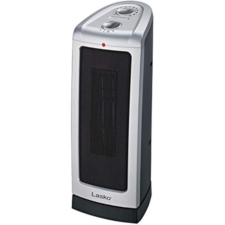 Lasko Heating Space Heater, 16 Inch, Silver