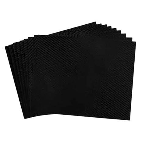 COYOUCO Carbon Fiber Sheet, 500 X 600Mm Carbon Fiber Board, 3K Twill Weave Matte Surface Carbon Fiber Plate,10mm