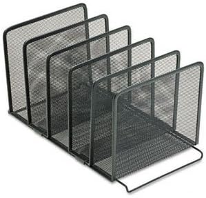 Rolodex Mesh Stacking Sorter SORTER,STACKING,MESH,BK (Pack of5)