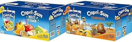 Caprisun Multi Vitamin and Safari Juice Pack (2x20x200ml)