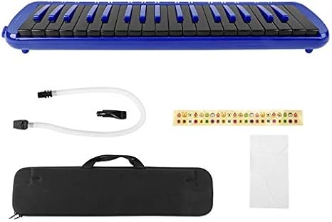 37 Key Melodica Wind Instrument with Carrying Bag for Beginners(blue)