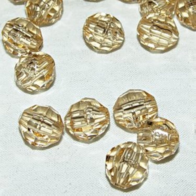 JOLLY STORE Crafts - Faceted Beads, Easy-to-Use 6 mm Beads for Jewelry Making, Art, Craft & More, Crafted in The USA, Bracelet Making Kit Must-Have, Champagne, 500 pcs Pack of 1
