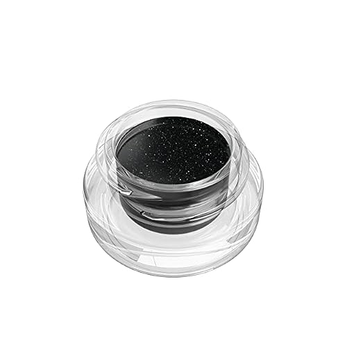 Sistar Gel Pot Liner Ultra Smooth Eyeliner Silky Intense Black Glitter and Dark Brown Midnight Star
