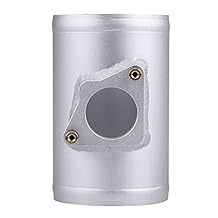 Premium Aluminum Alloy Air Flow Sensor Adapter Intake Meter Mount Base Compatible with 3 6 75mm High Temperature Resistance Fuel Efficient Power Boost