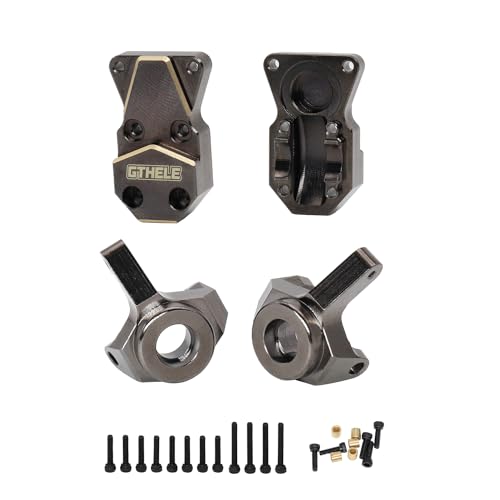 Brass Diff Cover&Steering Knuckle for 124 Axial SCX24 AXI90081 AXI00001 AXI00002 AXI00005 AXI00006 RC Crawler Car