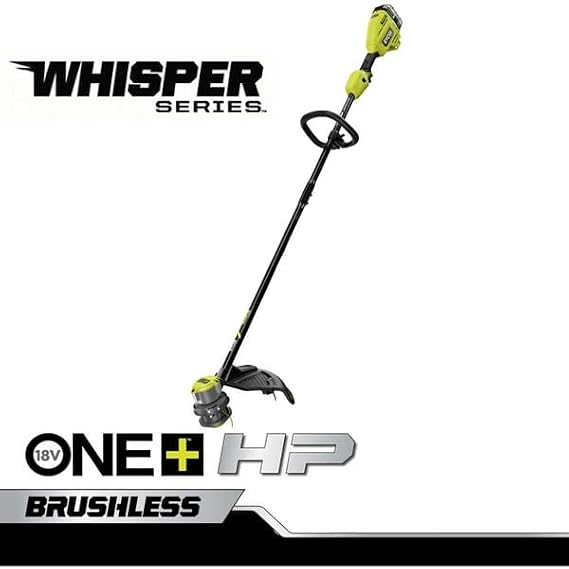 ONEAND HP 18V BRUSHLESS Whisper Series 15 in. Cordless Battery String Trimmer with 6.0 AH B