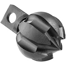 POPULO Drain Snake AttachmentMulti-Functional Cutter 1.2 Inch Diameter,Fits 1.5-3 Inch PipesClears Scale,Tree Roots,and More Compatible with POPULO and Other Leading Sewer Snake Machines