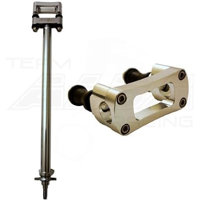 LTZ 400 2 Steering Stem with 78 Anti Vibe Bar Clamp Silver