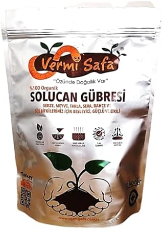 Vermisafa%100 Doğal Organik Katı Solucan Gübresi 2Kg