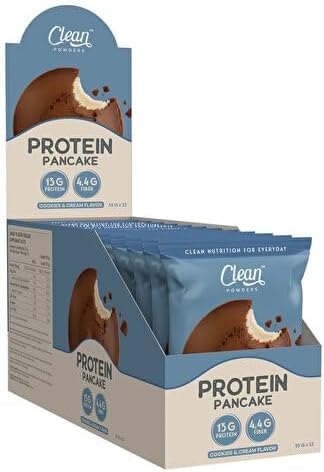 Clean Powders Protein Pancake 55 Gr 12 Adet - Kurabiye Kreması