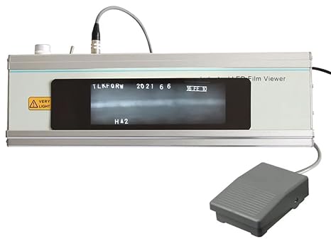 Radiographic Film Viewer Industrial X-Ray Film Viewer NDT LED Film Viewer with Light Intensity 100,000cd/m2/300,000LUX Observable Film Blackness<4.0D Viewing Area 220 * 60MM LED Quantity 140