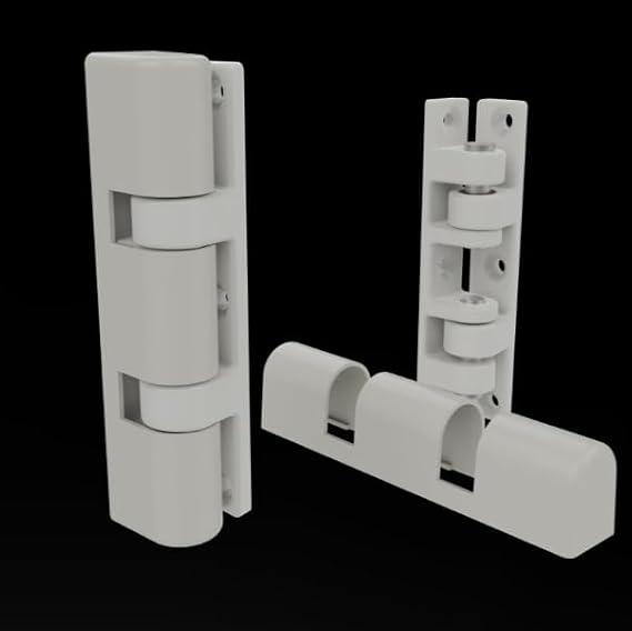 Keneth 2 Pieces WHITE 90 Mm Pvc Pimapen White Quick (FAST) Door-Window Hinge