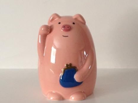 Ceramic Animal Coin Bank (Pig)
