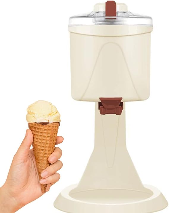 Ice Cream Machine Milkshake Ice Cream Mixer Swirl Ice Cream Machine One Click Start Soft Ice Cream Maker 1L Large Capacity Ice Cream Maker