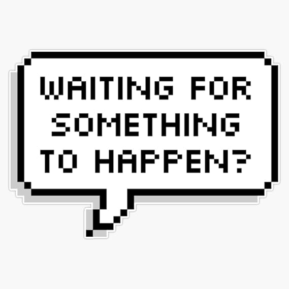 Omori "Waiting For Something To Happen?" Sticker Bumper Sticker Vinyl Decal 5"