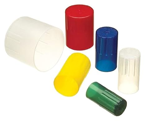 Kimax 73665-25 KIM-KAP Blue Polypropylene Autoclavable Closure for 25mm Culture Tube (Case of 500)