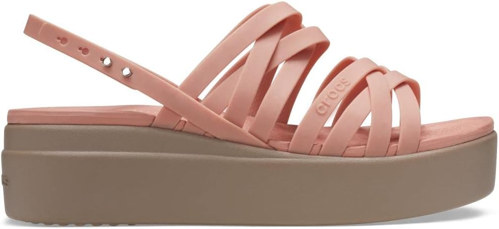 Crocs Women's Brooklyn Strappy Low Wedge Sandal