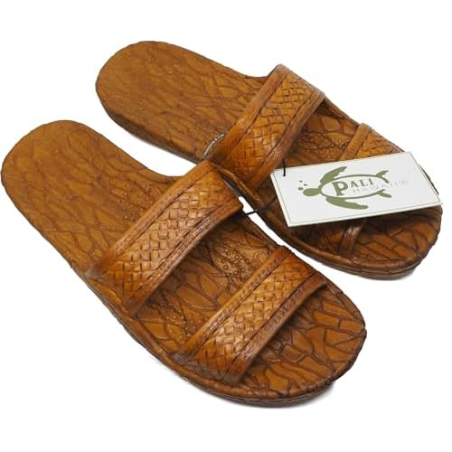 Pali Hawaii Light Brown JANDAL  Certificate of Authenticity