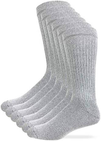 Carolina Ultimate Mens Full Cushion Cotton Crew Work Socks 6 Pair Pack