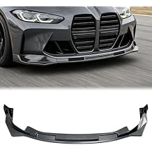 Carbon Fiber Front Bumper Lip Compatible with BMW G80 M3 G82 G83 M4 2021-2026, Front Splitter Protector Body Kit