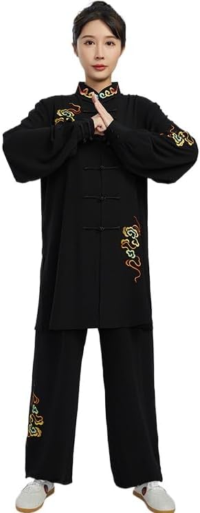 HEARTTOUCH Tai Chi Uniform Chinese Traditional Kung Fu Clothing Qi Gong Martial Arts Shaolin Unisex Positive Costume