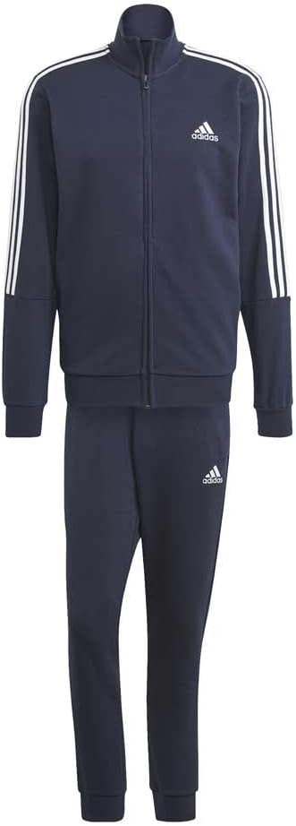 adidas Men's Basic 3-Stripes Tricot Track Suit Tracksuit