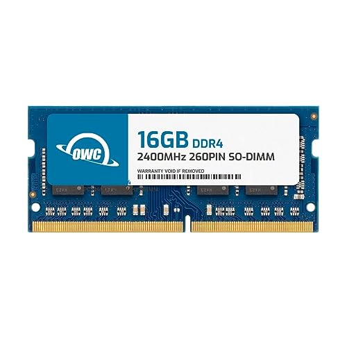 OWC 16GB DDR4 2400MHz PC4-19200 CL17 1.2V 260-Pin Non-ECC SODIMM Memory RAM Compatible with Dell Optiplex 3050 AIO, 3050 Micro, 5050, 5250 AIO, 7050 Snp821Pjc16G