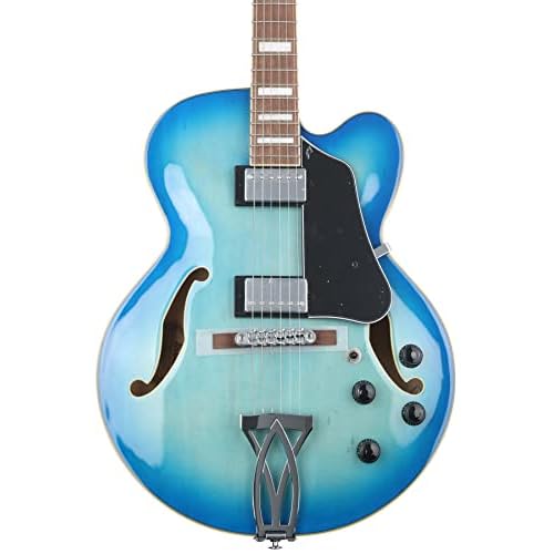 Ibanez Artcore AF75 Hollowbody - Jet Blue Burst