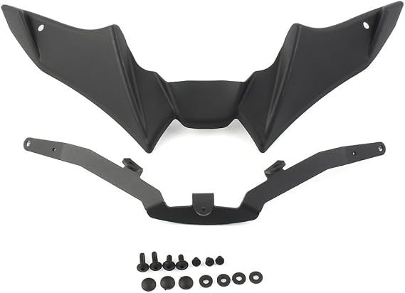 SIKUAI Black Motorcycle Downforce Spoiler Fairing Deflector For Yamaha MT-09 MT09 SP 2021-2023