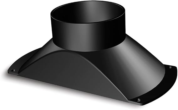 4" Rectangular Bell Dust Port