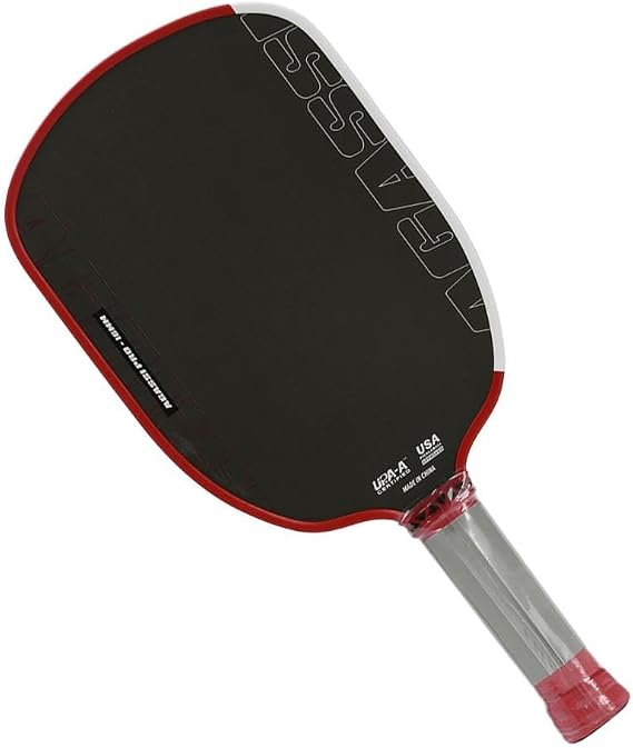 JOOLA Agassi PRO IV 16mm Pickleball Paddle w/Extended Sweet Spot - Carbon Fiber Surface Increases Spin & Control - SK Film for Power & Larger Sweet spot - UPA-A Certified - USAP Approved - NFC Chip