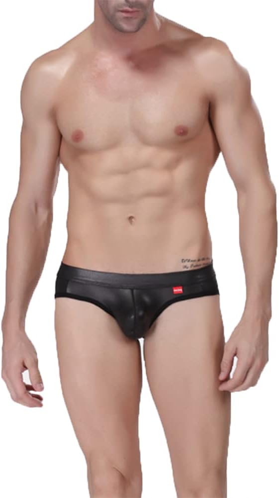 Shapewear Men Hot Patent Shorts G-string Male Shorts Bikini Sexy Boxer Briefs Gay Sexy Underwear Thongs