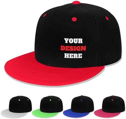 Custom Hats for Men Women Design Your Own Custom Baseball Hat Add Your Logo Text Photo