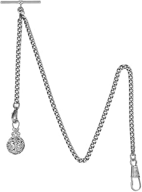BOSHIYA Pocket Watch Double Albert Chain