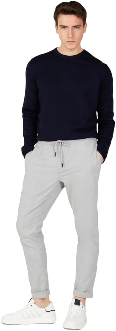 ALTINYILDIZ CLASSICS Normal Bel Slim Fit Pantolon, ET0100000010_SYH