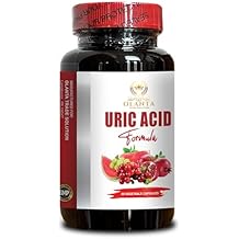 URIC ACID CLEANSE FORMULA - Cranberry, Citric Acid, lower uric acid levels, Tart Cherry, water retention pills for women natural, Milk Thistle, Turmeric, Pomegranate Fruit, immune support - 1 Bottle