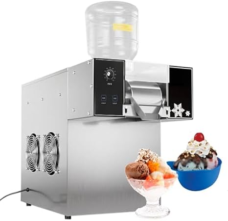 Commercial Korean Kakigori Mesin ES Bingsoo Snow Snowflake Flake Cream Crusher Maker Shaved Ice Shaver Bingsu Making Machine
