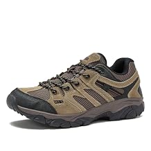 HI-TEC Ridge Low Hiking Shoes for Men, Lightweight Breathable Outdoor Trekking and Trail Sneakers, Sizes 7 to 15, Medium and Wide Width