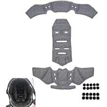 Motorcycle Helmet Liner for Sedici Strada Strada ADV 2022-2025, Breathable Motorcycle Helmet Cushion Replacement Liner, Motorcycle Helmet Padding, Removable Sweat-Absorbing, B Gray