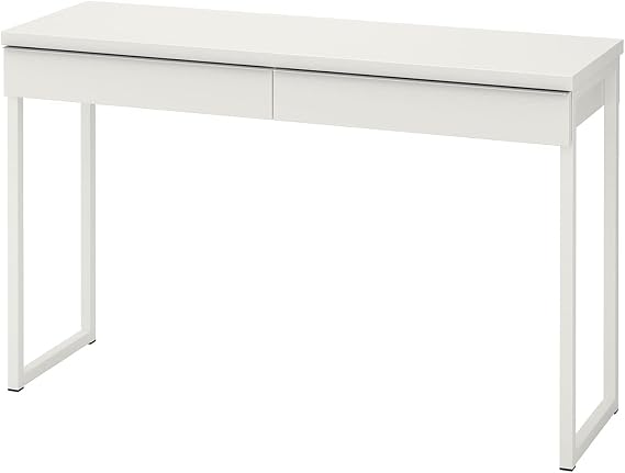 IKEA Besta Burs Desk, High Gloss White
