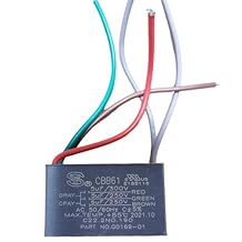 Starting Capacitor CBB61 Air Conditioner Fan Capacitor 250V 50/60Hz 4.5+6+5UF 4.5+6+6UF 5+5+5UF 4+4+2.5UF 4+5+6UF Motor Start Capacitor