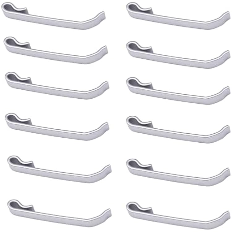 12Pcs Tool Box Drawer Slide Retaining Keeper Clips Fit for Napa Mac Matco Proto Sears Craftsman Tool Boxs Chest Clip Early 2 Single Loop Pull Out Stop Style Tool Box Drawer Slides Replacement Parts